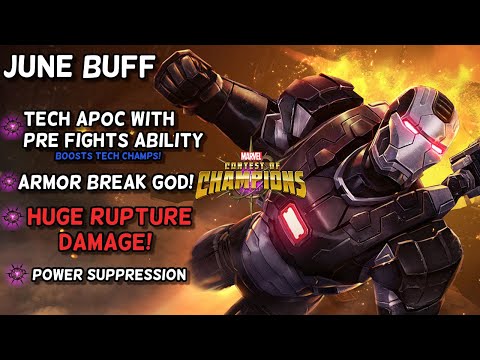 War Machine June Overhaul Buff | Armor Breaks, Damage & Debuff Refresh | Marvel Contest of Champions