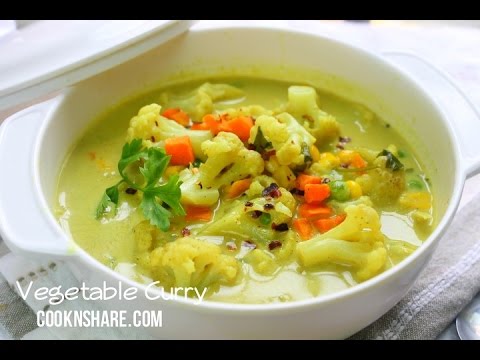Quick and Easy Coconut Vegetable Curry Soup