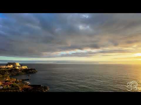 sunset motion time-lapse, Los Gigantes, Tenerife July 2025