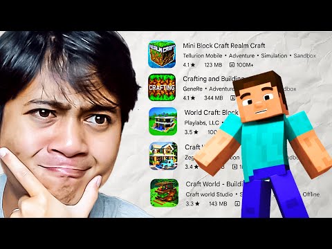 COBA GAME MINECRAFT KW YANG ADA DI PLAYSTORE!