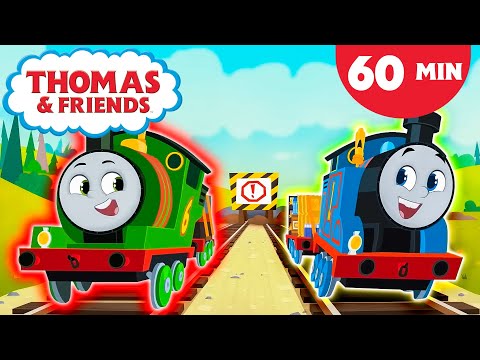 Thomas Works With Friends to Solve Problems! | Thomas & Friends: All Engine's Go! | 60+ Minutes! - Kids TV Series, Kingdom Kids Zone - Thomas & Friends
