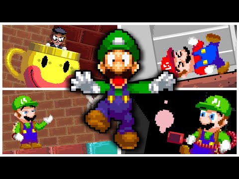 Luigi Doesn't Drink a Glass of Milk! - Super Mario Bros. + Mega Man + Luigi's Mansion