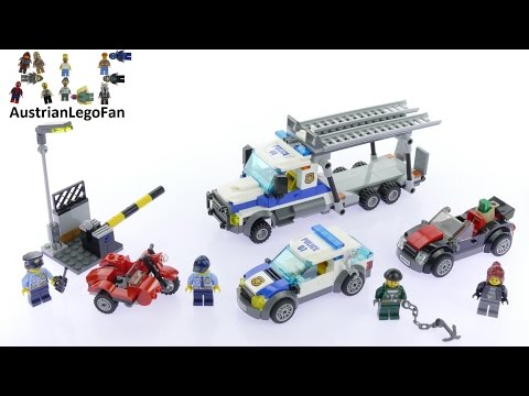 Vidéo LEGO City 60143 : Le braquage du transporteur de voitures