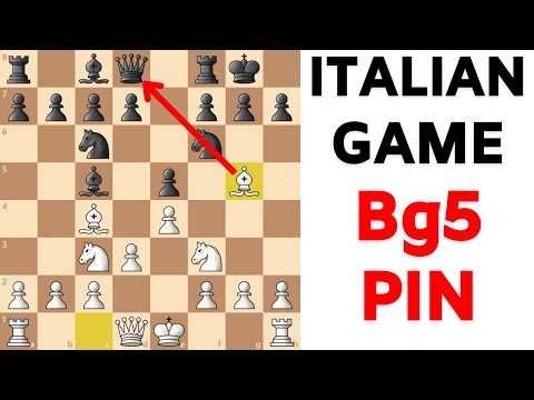 WINNING Plan in the Italian Game - Bg5 Pin [TRAPS Included]