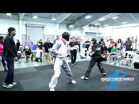 Wayne Easterling v Jacob Gunn - Men's Team Sparring - 2015 Grand Slam Open Nationals