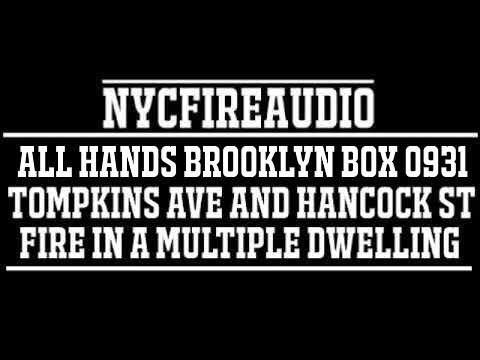 NYCFireAudio - Brooklyn All Hands Box 0931 - Fire in A Multiple Dwelling - 11/6/17