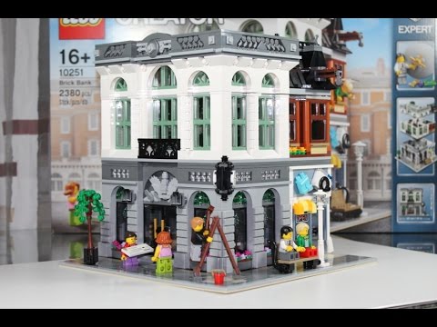 LEGO Creator 2016 Set 10251 Brick Bank Unboxing & Review deutsch german