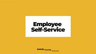 Employee Self Service Portal
