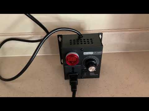 AC Variable Speed Controller, 120V~220V 15A 4000W SCR Voltage Controller Review, Pretty Darn Awesome