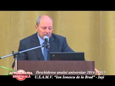 AR DESCHIDERE AN UNIVERSITAR USAMV IASI 16 09 2014