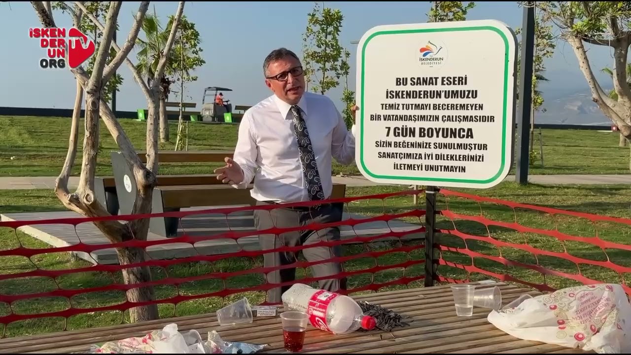 İskenderun Sahili’nde Sıra Dışı Bir 'Sanat Eseri'