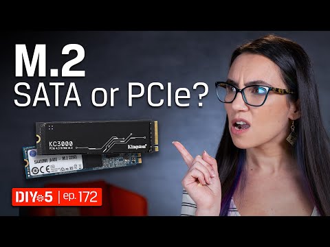 SATA M.2 SSD vs PCIe M.2 SSD - What’s the difference? – DIY in 5 Ep 172