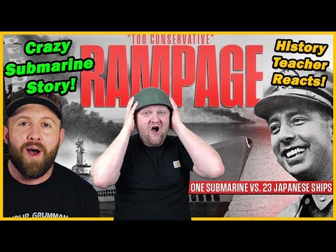 Ramage's Rampage - US Submarine Sinks 5 Ships in 37 Min. | Fat Electrician | History Teacher Reacts