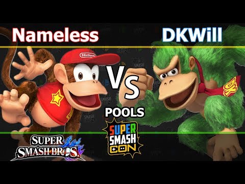 Nameless (Diddy) vs. DKWill (Donkey Kong) - Wii U Singles Pools - SSC2017