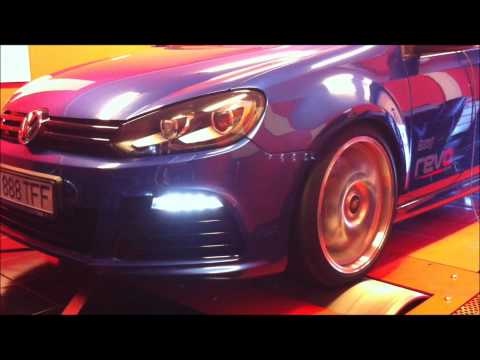 REVO STG 4 Mk6 Golf R 2.0 TFSI on the rollers - 586 Bhp and 618 Nm