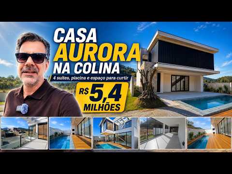 Casa Aurora da Colina | Arquitetura contemporânea no Colinas de Camboriú Village