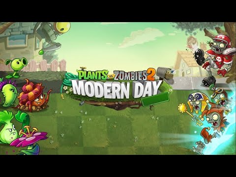 Beta Theme - Middle Wave B - Modern Day | Plants vs. Zombies 2 OST