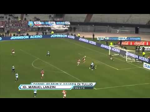 Gol de Lanzini! River 1- Racing 1  Amistoso invierno 2013
