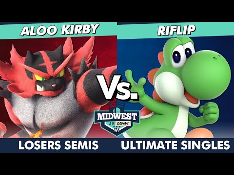 Midwest Arcadian IV Losers Semis- Aloo Kirby (Incineroar) Vs Riflip (Yoshi) SSBU Ultimate Tournament