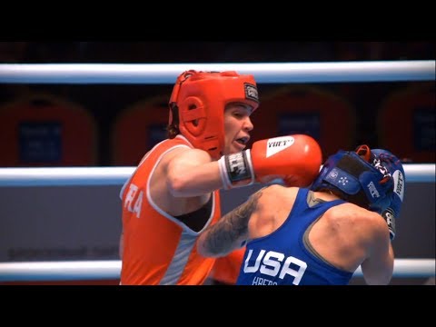 Semifinals (W54kg) CRUVEILLIER Caroline (FRA) vs KREPS Mikiah (USA) / AIBA WWCHs Ulan Ude 2019