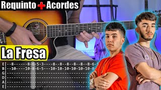 La Fresa - Eslabón Armado x Gabito Ballesteros - Requinto + Acordes | TABS | Tutorial Guitarra