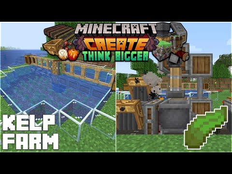 Surviving With Create 0.3.1 :: E20 - Kelp Farm & Dried Kelp Factory