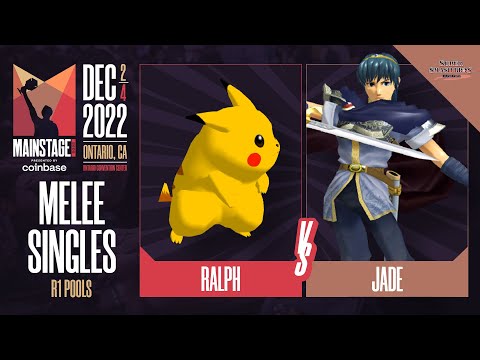 Ralph (Pikachu) vs Jade (Marth) - Melee Singles Pools Winners Quarter-Final  - Mainstage 2022