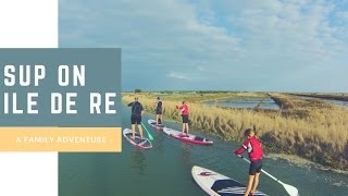 LifeinourVan try SUP on Ile de Re