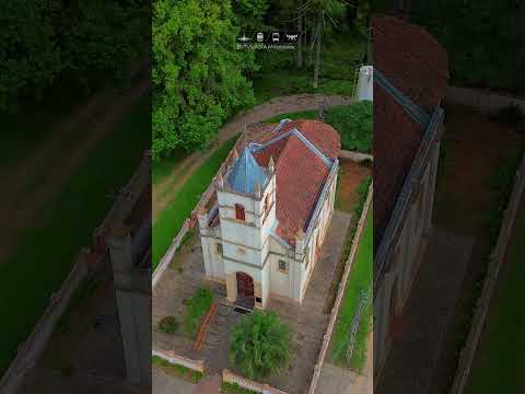 Um Olhar do Céu: Igreja da Colônia Santa Maria do Novo Tirol Piraquara - PR #Drone