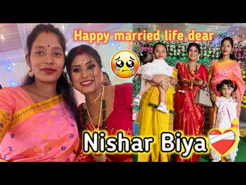 Nishar Biya ❤‍🩹 || Happy married life dear 💕 || Voice Assamor actress || 