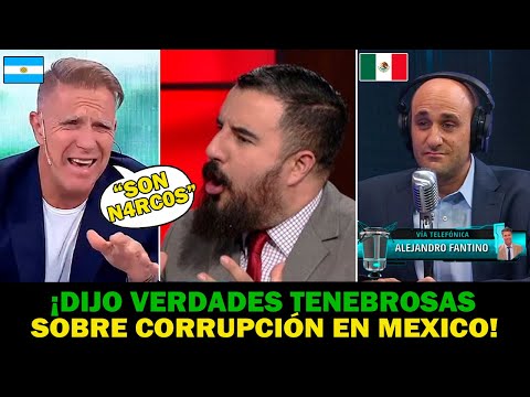 🔴PERIODISTA ARGENTINO LLAMA N4RC0S a MEXICANOS| DICE VERDADES TENEBROSAS SOBRE FUTBOL MEXICANO
