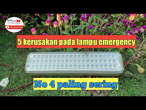 damage that often occurs to emergency lights