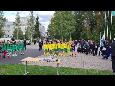 HJK Cup 2021, U11 palkintojenjako