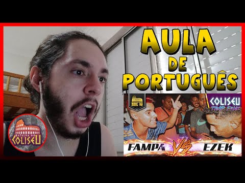 FAMPA X EZEK (MA) - PRIMEIRA FASE - BATALHA DO COLISEU - TRAPFUNK | REACT BAUEB