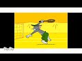 Tom And Jerry Powerhouse Bumper Yellow Background Tennis
