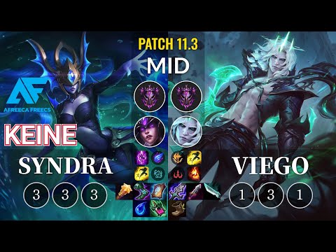 AF Keine Syndra vs Viego Mid - KR Patch 11.3