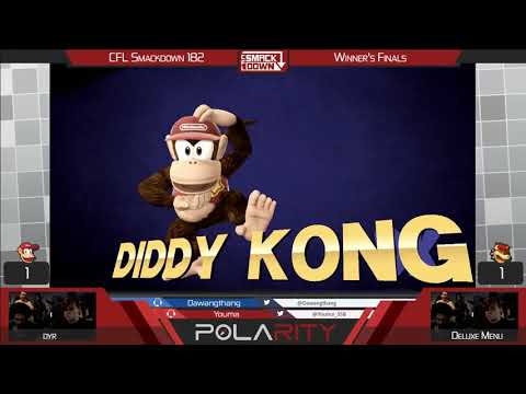 CFL Smackdown 182 WiiU - Dyr (Diddy Kong) vs Deluxe Menu (Bowser) - Winners Finals