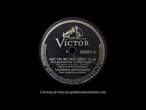 Leo Reisman w/ Lee Sullivan (1937) FIRST RECORDING [HAVE YOU MET MISS JONES?]