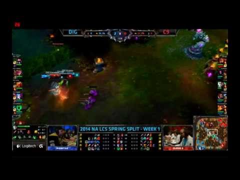 Scarra Vs Hai(Gragas Vs Riven)  |   LCS Na W1D3 Dignitas Vs Cloud9 Amazing Play | Lcs Epic Scene #1
