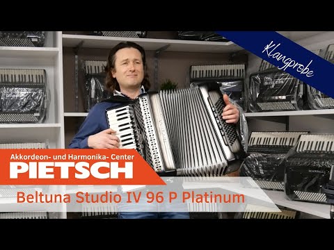 Akkordeon - Beltuna Studio IV 96 P Platinum - "Bei mir bist du schön"