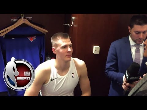 Kristaps Porzingis on Knicks' win against Hawks | ESPN