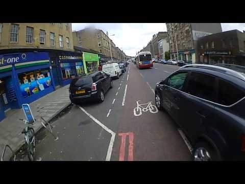 MJ09NNV - Cut up, double parks in front of cyclist