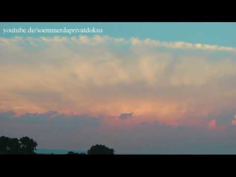 Gewitterwolke über Sömmerda am 27.07.2013