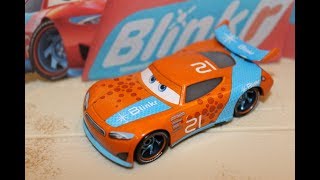 Mattel Disney Cars 3 Ryan &quot;Inside&quot; Laney (Next Generation Blinkr) Blaney Piston Cup Die-cast