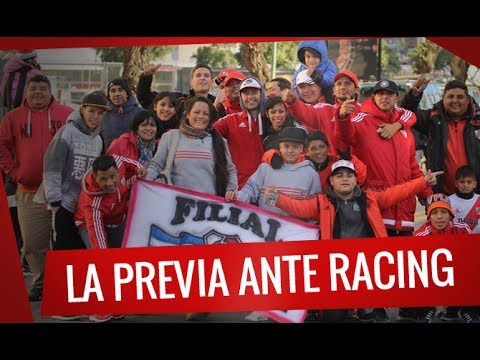 "La previa ante Racing en el Monumental" Barra: Los Borrachos del Tablón • Club: River Plate