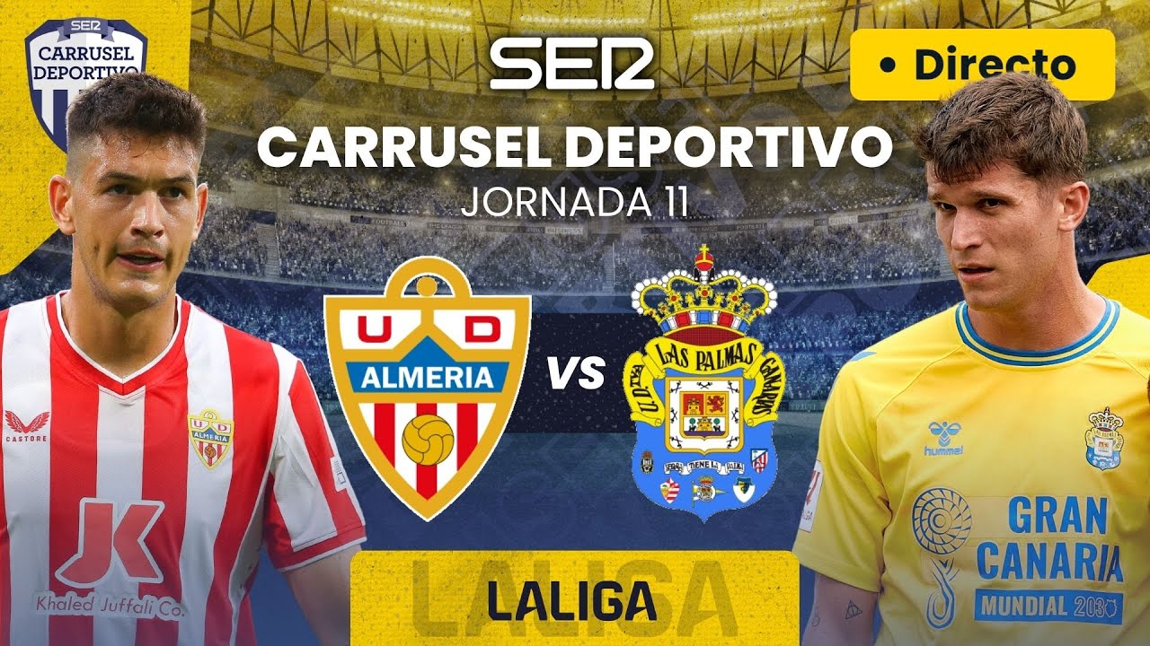 ⚽️ UD ALMERÍA vs UD LAS PALMAS | EN DIRECTO #LaLiga 23/24 - Jornada 11