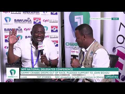 Sammy Crabbe Endorses John Boadu for NPP National Chairman