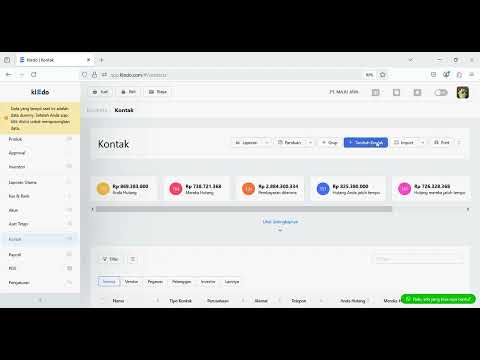Penambahan Tipe Kontak Investor