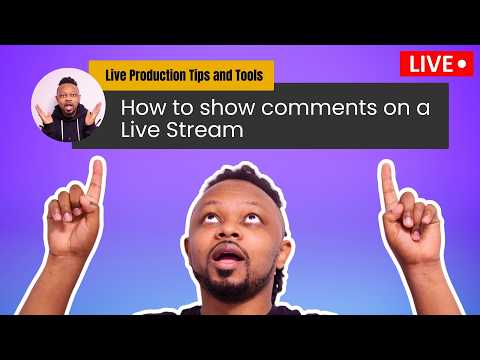 How To Show Comments / CHAT OVERLAY for YouTube Live in OBS using Social Stream Ninja
