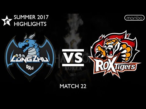LZ vs ROX All Games Highlights LCK Summer 2017 Longzhu Gaming vs ROX Tigers LoL eSports
